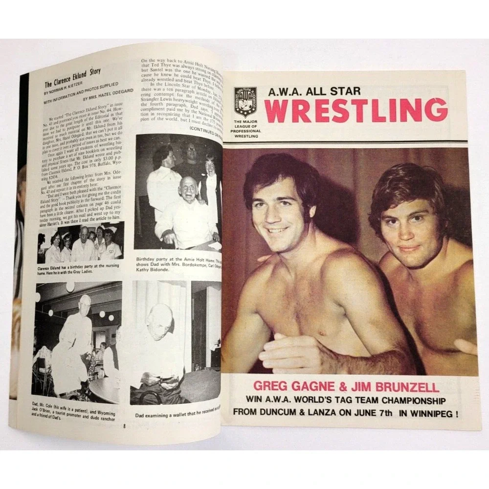 WRESTLING‎ NEWS - 1978  #45  - AWA ED / LARRY HENNIG / GREG GAGNE